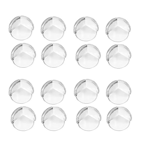 4/8/12/16pcs Baby Safety Silicone Table Corner Protector Furniture Edge Protection Cover Transparent Children Anti Collision Guards(16PCS Round Shaped)