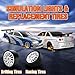 RC Drift Car, 1/43 Mini RC Drift Car with Gyroscope, 2.4GHz Full Proportional Remote Control Cars, 4WD High Speed Racing with Lights, Racing Tires, Model Cars Gift for Adults, Kids, Boys, Girls