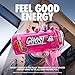GHOST Energy Drink - 12-Pack, Bubblicious Strawberry Splash, 16oz Cans - Energy & Focus, No Artificial Colors - 200mg of Natural Caffeine, L-Carnitine & Taurine - Gluten-Free & Vegan