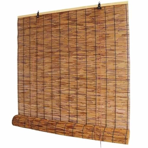 Rideau occultant en bambou naturel isolant et brise-vue pour fenêtre et pergola de jardin - 2