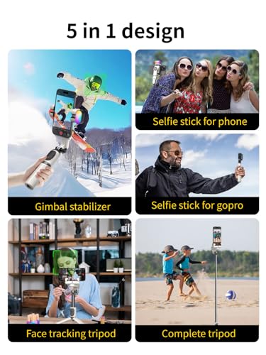 AOCHUAN iPhone用ジンバルスタビライザー M1 Pro の商品画像 5