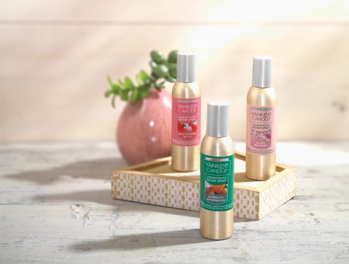 Yankee Candle Concentrated Room Spray, White Strawberry Bellini, 1.5 OZ (Pack of 3)