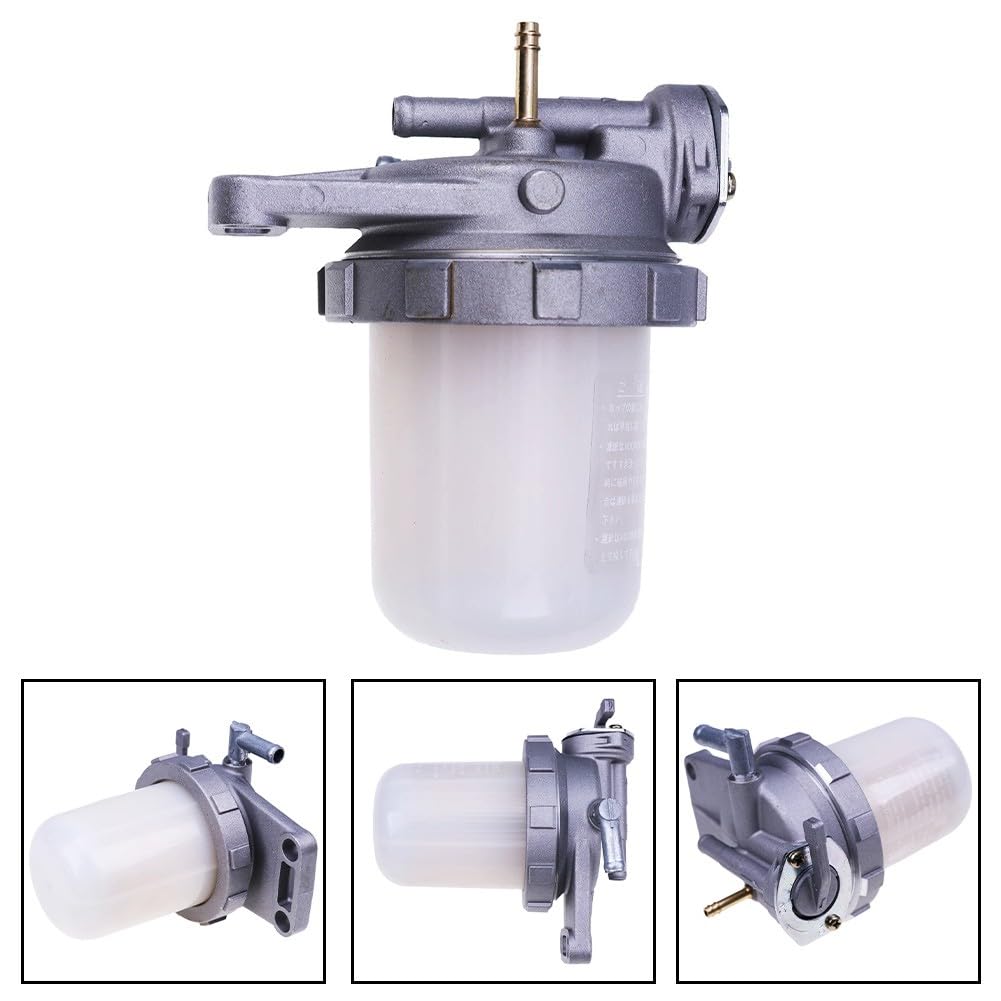 Filtre à carburant 15521-43015 15521-43017 pour Kubota Série L L2900 L3130 L4200 M5700 Boîtier en alliage d'aluminium