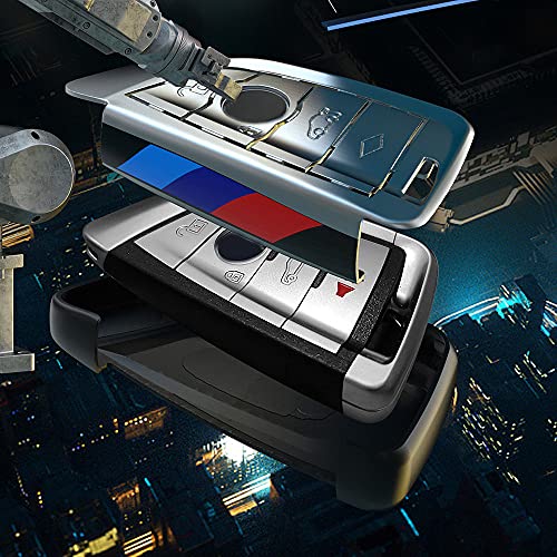 WSWJDW Porta-chaves do carro capa porta-chaves Bolsa com anel, adequado para BMW F15 F16 F48 G30 F85