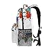 senya School Backpack National Flag World Map Teens Girls Boys Schoolbag Travel Bag
