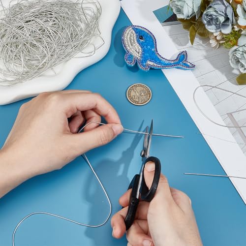 BENECREAT 40 Gram French Metal Wire, 1mm/18 Guage Embroidery Material Wire - Image 3