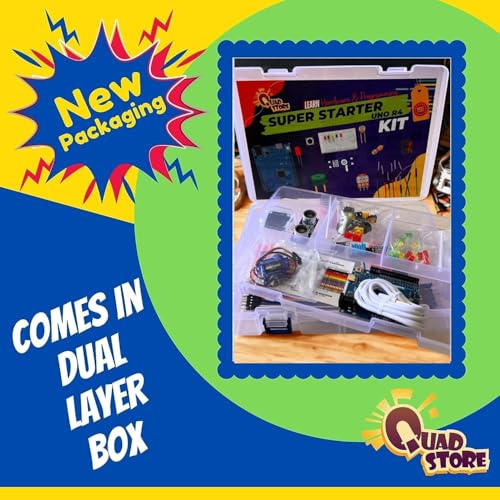 Image of Quad Store Build & Learn Kit for Uno R4 Compatible with Arduino IDE