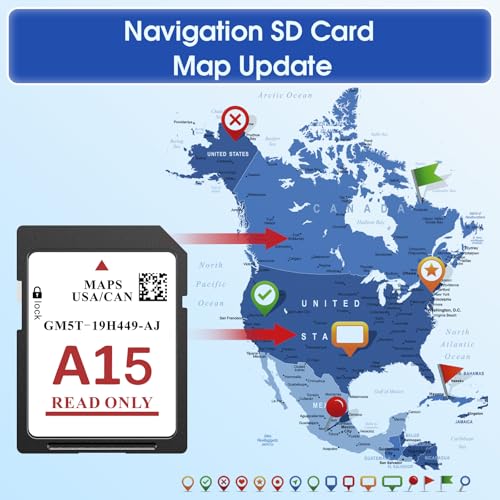 image for Navtimi 2025 Latest Navigation SD Card for Ford A15–GPS Map Update f