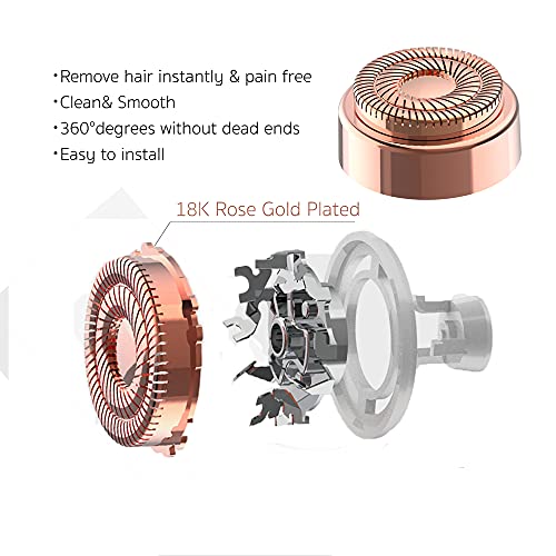 Tuokiy Facial Hair Removal Replacement Heads For Finishing Touch Flawless, Refill For Flawless Replacement Heads #TOP4