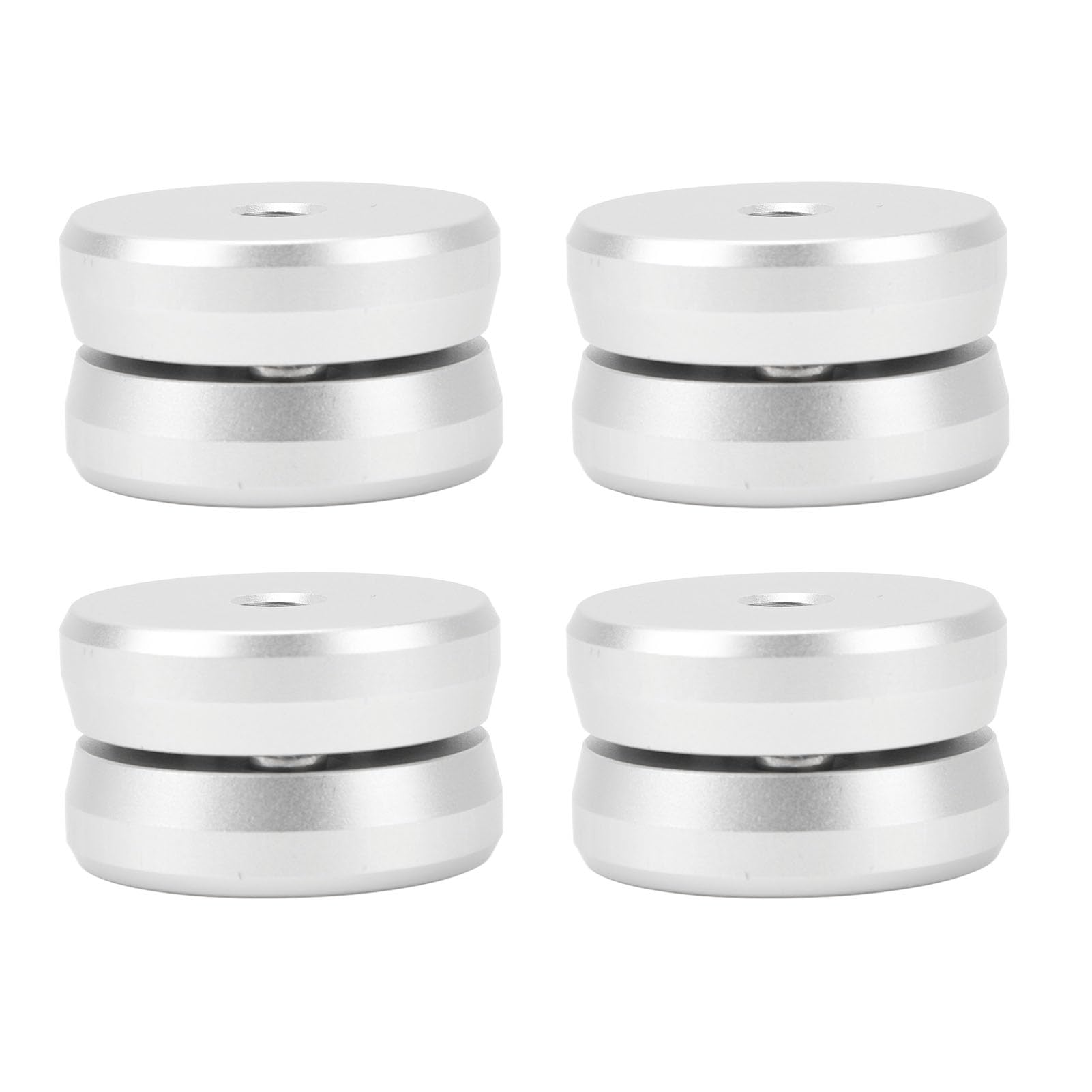Speaker Shock Absorber Pads, 39x24mm Stainless Steel Ball Prevent Oxidation Speaker Isolation Base Pads for Subwoofer (IF4023S Silver)
