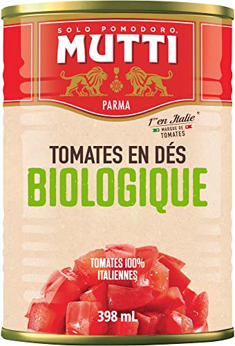 Mutti Organic Diced Tomatoes (Polpa Pezzi), 14 oz. | 6 Pack | Italy’s #1 Brand of Tomatoes | Fresh Taste for Cooking | Canned Tomatoes | Vegan Friendly & Gluten Free | No Additives or Preservatives image 4