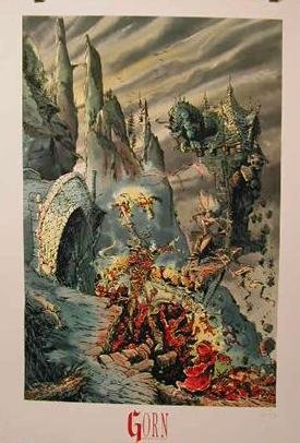 Poster Gorn L'Embuscade Tiburce Oger affiche murale 50X70 Cm