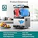 30L 110V Commercial Slushy Machine-5 Modes, Commercial Slushie Machine with LED Light, Stainless Steel Margarita Slushie Maker, 5 Presets for Margaritas, Cocktails, Frappés, Smoothies, Milkshakes