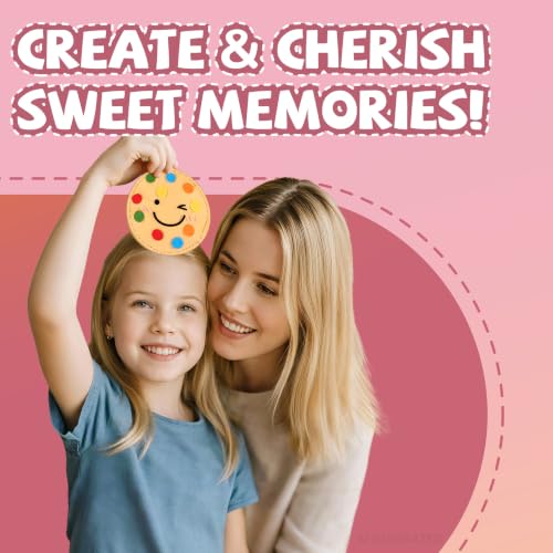 Image of Cymbana Kids Sewing Kit, DIY Food Felt Plush Donuts, Ice Cream Kids Crafts