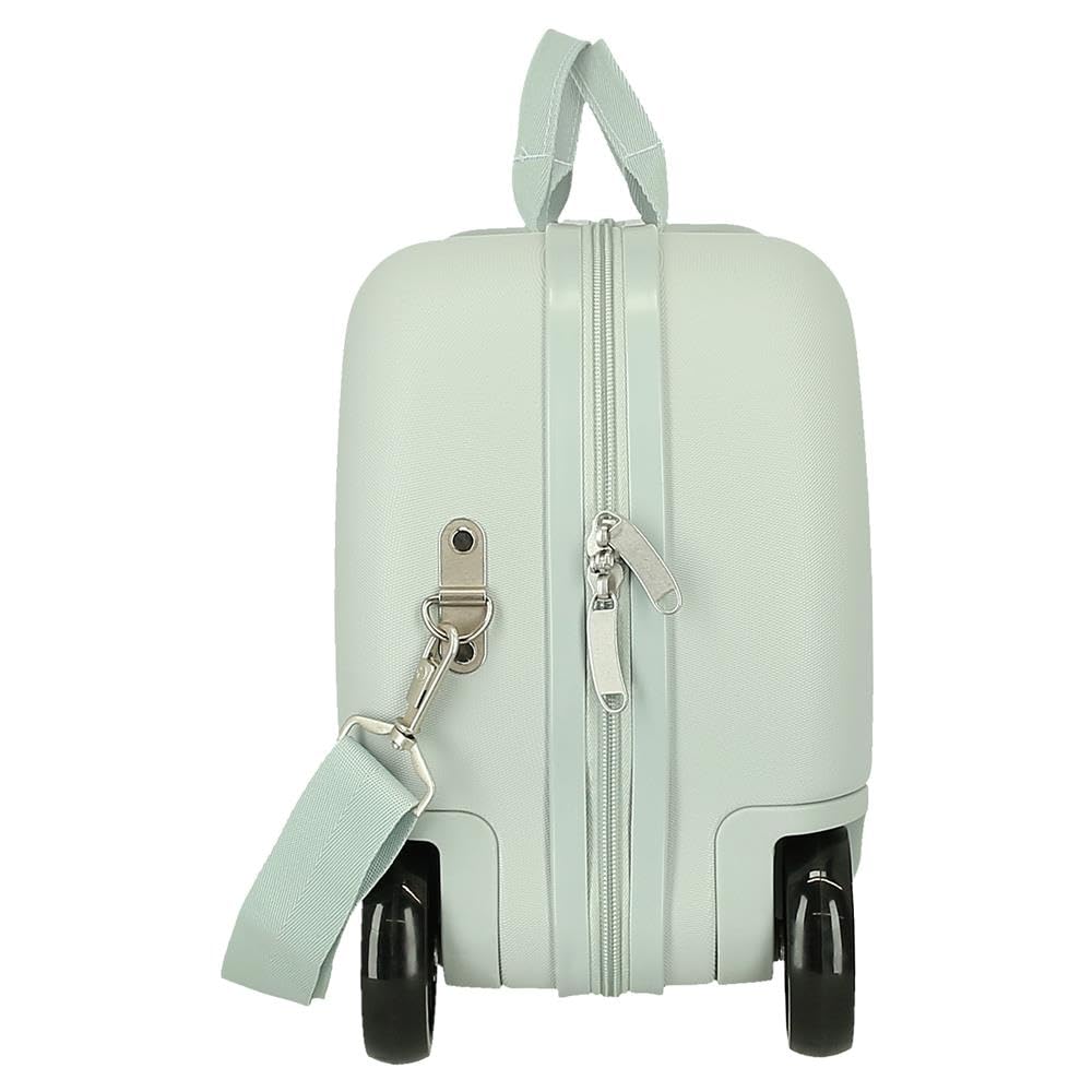 Roll Road Happy Valigia per Bambini Rigida Chiusura a combinazione Laterale 4 Ruote Bagaglio a Mano è realizzato in ABS, un materiale rigido e leggero