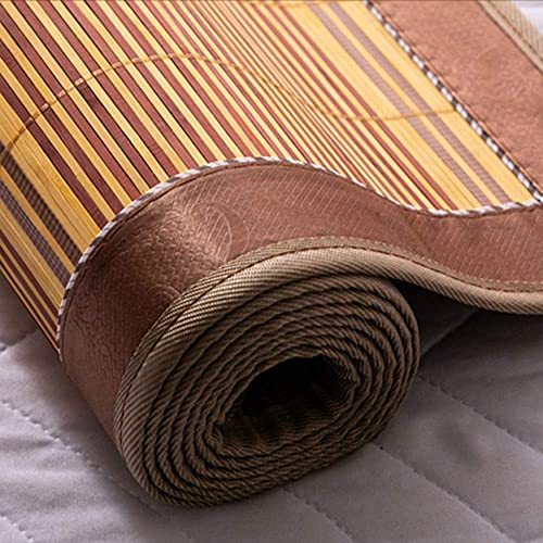Cama de verão Cama com tapete de bambu, colchões de resfriamento, almofada de vime para absorver suo