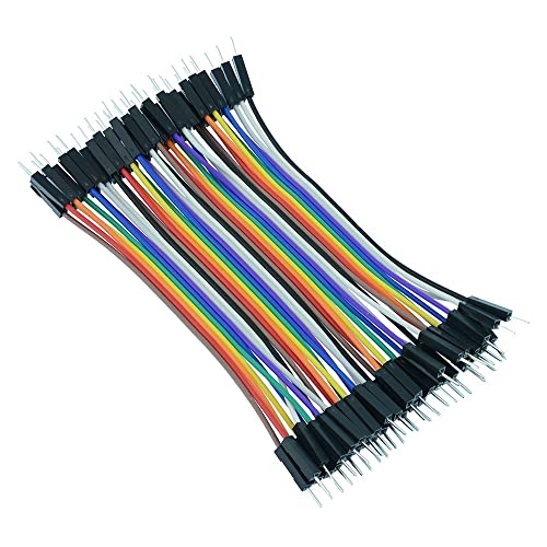 40pcs Dupont Male to Male 10cm Solderless Jumper Wire Breadboard Connectors