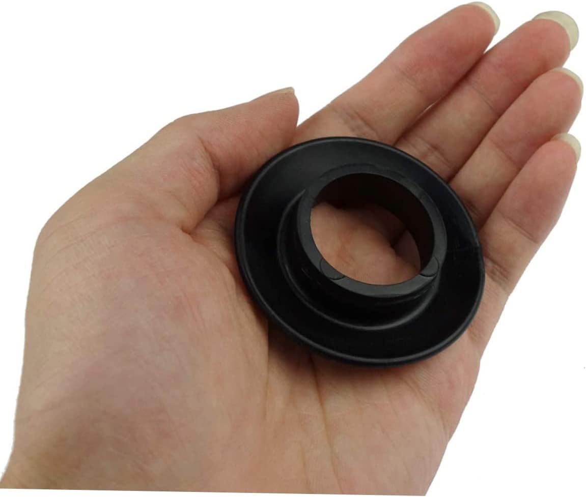 KICHOUSE Kayak Paddle Drip Rings 8 Pack Plastic Boat Accessory for Oars | Black, Lightweight and Safe to Use, for Boat Use and Canoeing, Easy to Carry