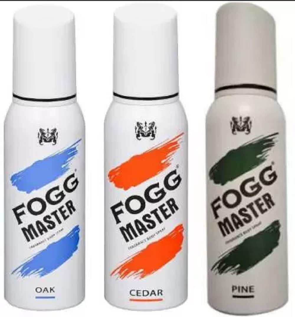 FOGG master (oak, cedar, pine) Deodorant Spray - For Men & Women (450 ml, Pack of 3)-picture-37