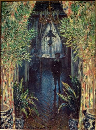 Pintura sobre lienzo para paredes vacías cuadro Monet clásico de 60x90cm