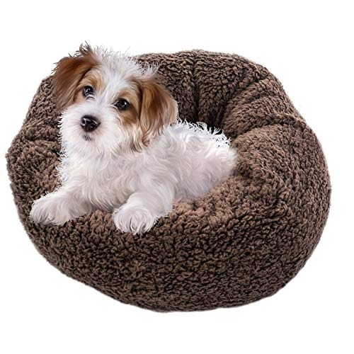 Almofada de Pelúcia para Cachorro e Gato - Chocolate