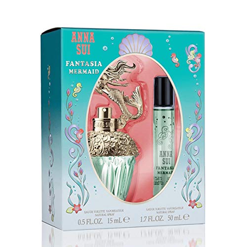 ANNA SUI トラベルデュオセット　ファンタジア　マーメイド　オードトワレ Amazon.co.jp: ANNA SUI アナスイ トラベルデュオセット ファンタジア