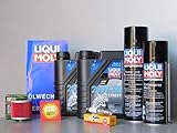  MotorFunSports Kit de mantenimiento para Yamaha SR 250, filtro de aceite, bujía, servicio de inspección