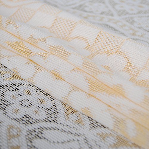 Yazi Cotton Lace Sofa Throw Cover Loveseat Armchair Slipcovers Furniture Protector Sofa Back Covers Lace Table Sofa Doily 25 Inch By 29 1/2 Inch Butterfly Flower #TOP4