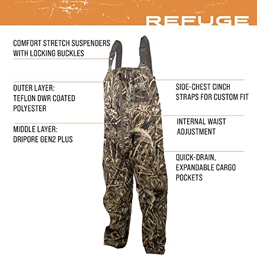 Image of FROGG TOGGS Men's Grand Refuge Insulated Hunting Bib With Removable Primaloft Liner
