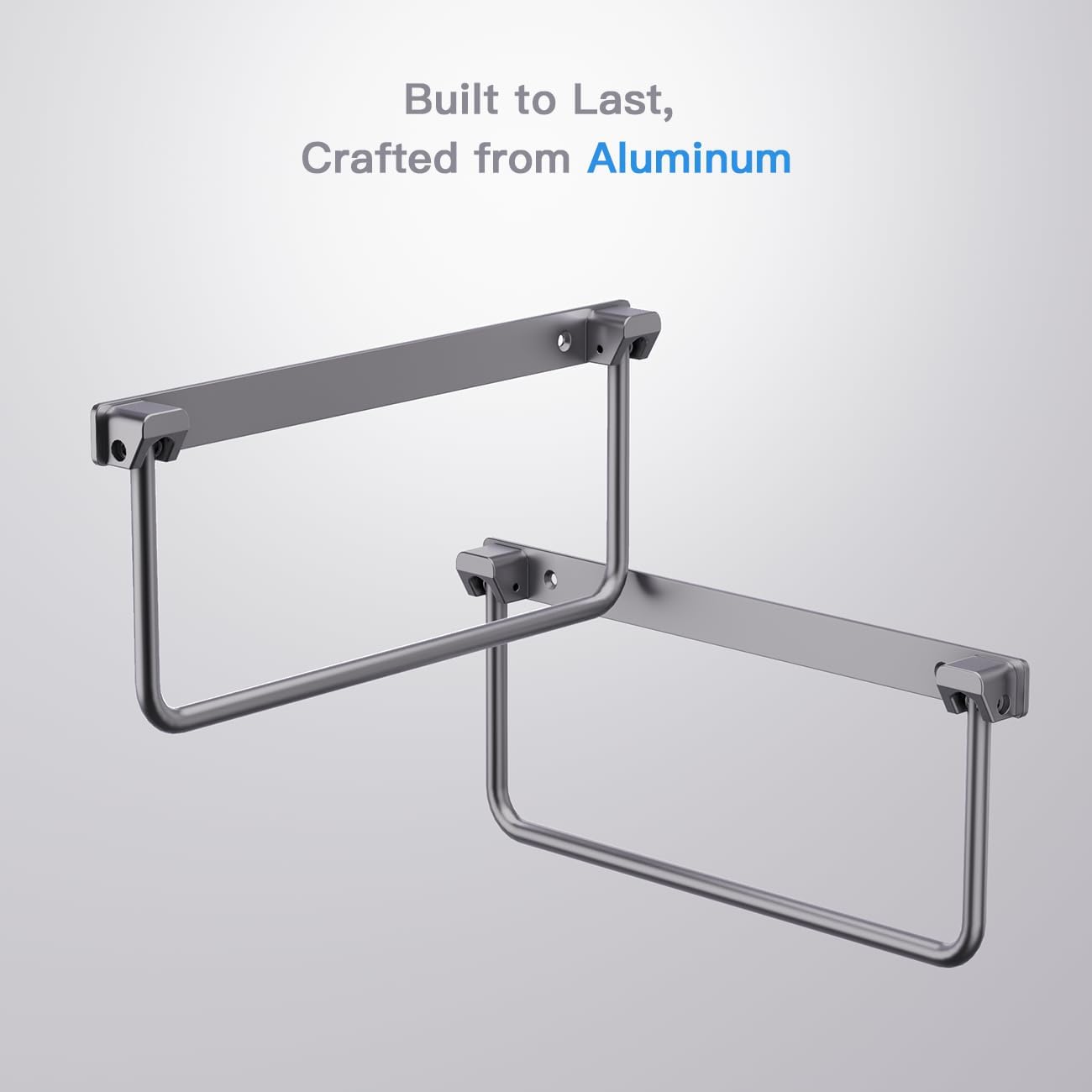 Safoner RV Shoe Storage Solution- Aluminum Camper Shoe Rack, Wall-Mounted Organizer Shelf, Efficient Space-Saving Holder for Various Footwear, Essential Accessories for Travel Trailers- 4 Packs