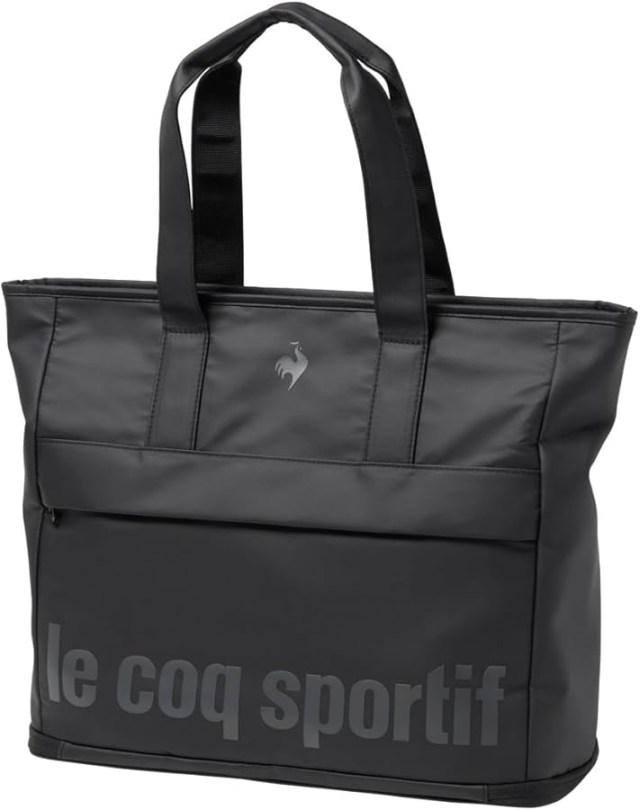 ✨タグ付未使用 ルコックスポルティフ ゴルフ トートバッグ シューズ 肩掛け 黒 ✨タグ付未使用 ルコックスポルティフ ゴルフ トートバッグ