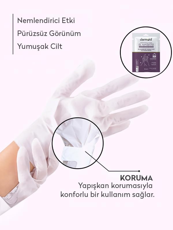 Dermokil Kilden Gelen Güzellik El Maskesi Nemlendirici Peeling Etkili