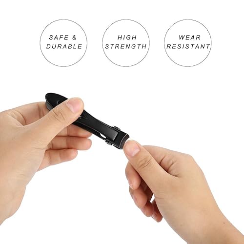 Miniatura 5 de Cortadora de uñas, profesional portátil, de acero inoxidable, grande, curvada, con apertura de 180 para dedos y uñas de los pies, herramienta de