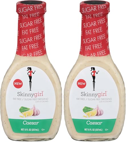 Image of Skinnygirl Sugar Free Gluten Free Salad Dressing, Caesar, 8 Ounce (Pack of 2)