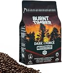 Canadian Heritage Roasting Company Coffee - Bois brûlé - Café de haricots entiers - Un mélange de haricots d'Amérique centrale et d'Indonésie se combinent pour créer ce rôti fumé - Parfait pour la presse française, Drip, Espresso, Moka Pot - 340g