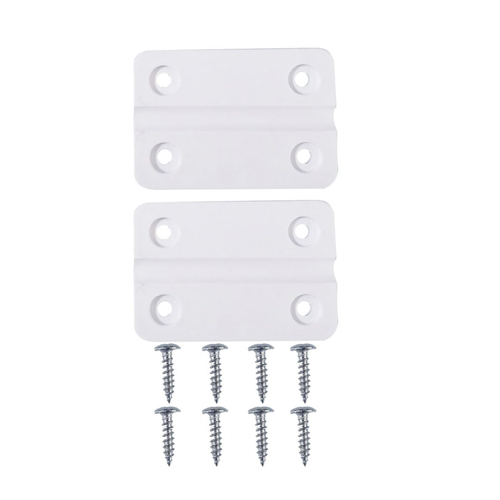 Wkfbifly White 2Pcs Replacement Hinges For Igloo Cooler Box Plastic With Screws Kit Wooden Gifts Hardware Accessories
