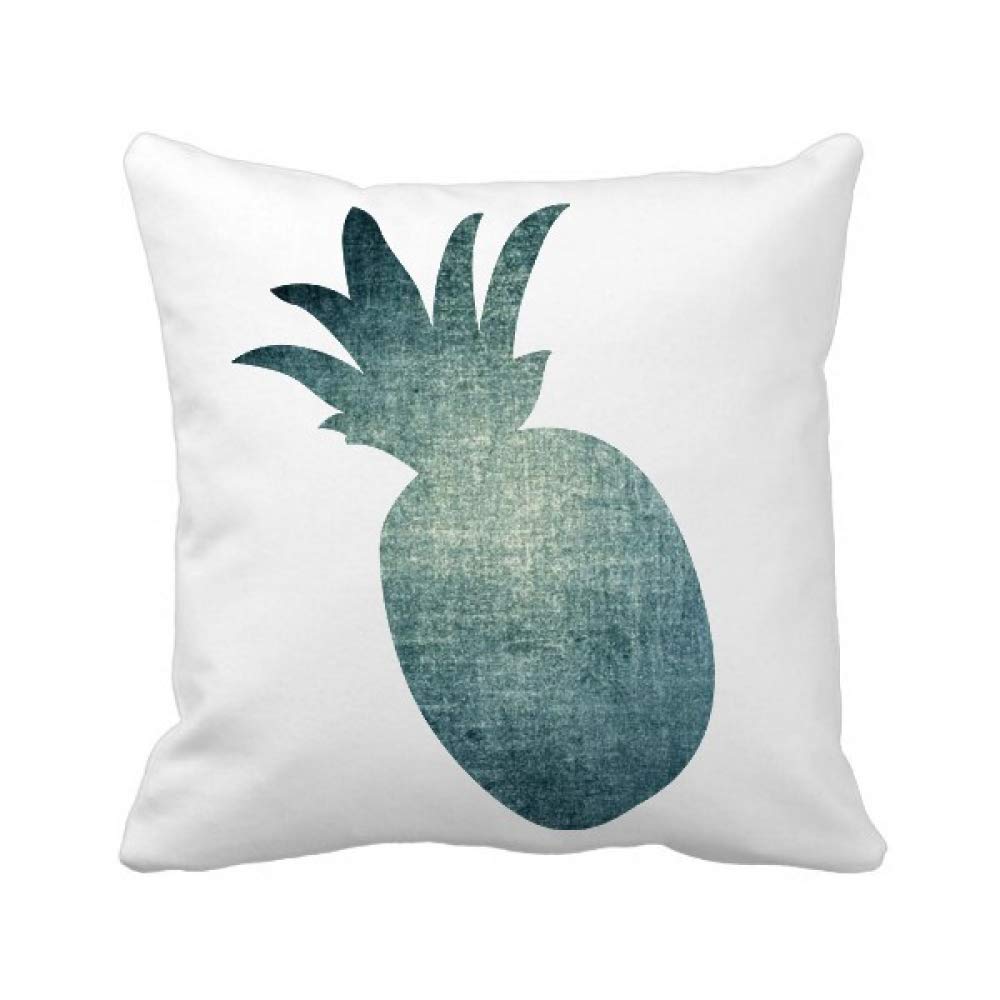 Coussin motif ananas en métal brut scratch sombre DIY pour déco de salon carrée