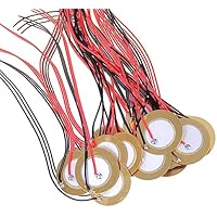 BYUTFA 15 Uds 20mm/27mm/35mm transductor de Disco piezoeléctrico