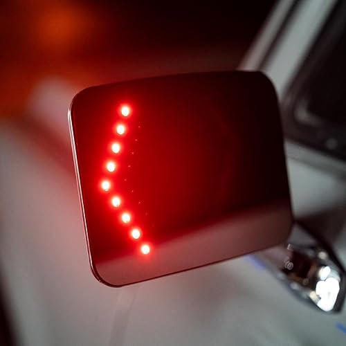 Miniatura 6 de United Pacific 111111 - Juego de espejos laterales exteriores con señal de giro LED para camiones ChevyGMC 1973-87, fundido a presión, brazo y