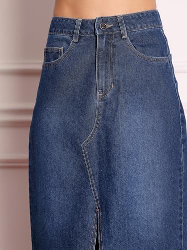 Image of Miss Chase Women Denim Skirt