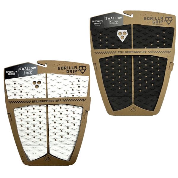 ショートボード 2フィン 赤黒グリップパッド Amazon | Gorilla Grip Swallow/ゴリラグリップ スワロー デッキパッド
