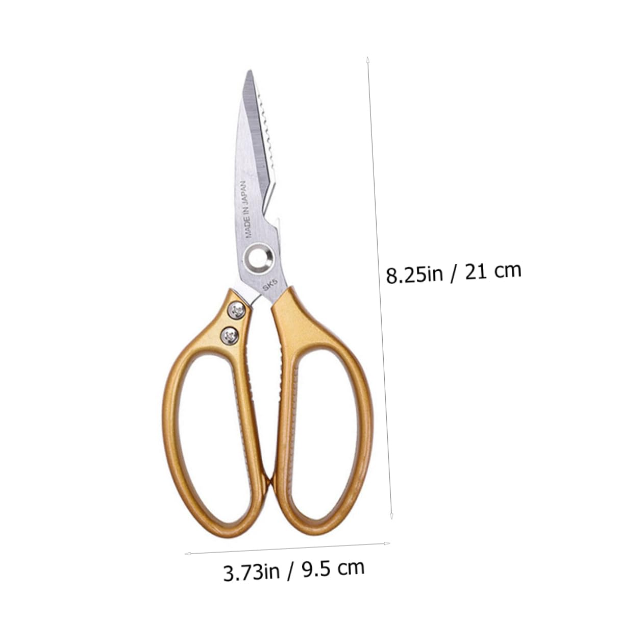 OUNONA Stainless Steel Chicken Bone Scissor Multi Purpose Kitchen Shear for and Fish Cutting Handle for Home Cooking and Food Prep