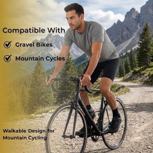 Image of tommaso Roma - Holiday Special Pricing - Men's Urban Commuter, Spinning, Multi-Use Cycling Shoes
