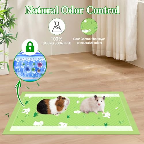 Alwz-Rdy DISPOSABLE CAGE LINER Disposable Guinea Pig Cage Liners 30Ct, Odor Control Guinea Pig Cage Bedding Accessories Super Absorbent Pee Pads For Guinea Pigs , Rabbits thumb #3