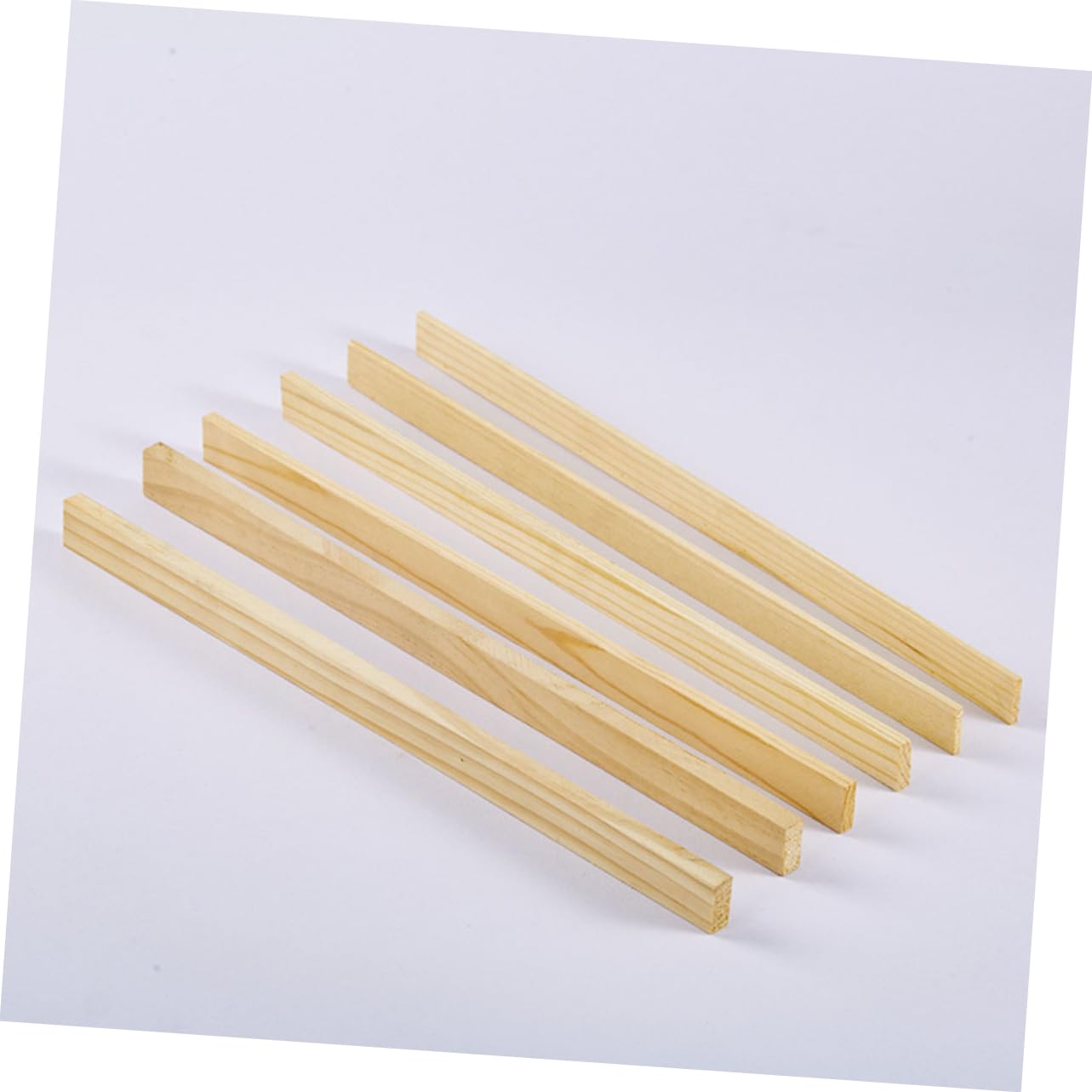 Tofficu 3 Set Strumenti di Ceramica Strumenti per Rotolare L'argilla Mattarello E Tappetino in Argilla Aria Listello Legno Pasta Modellabile Utensili Attrezzi Striscia di Legno 6 Pezzi * 3