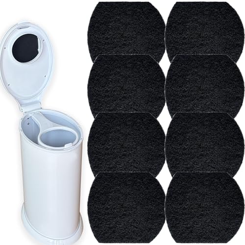 Image of 8 Pack Odor Removing Refills for Ubbi Diaper Pail, Diaper Pail Odor Absorber Carbon Filter Refills to Keep Home Fresh