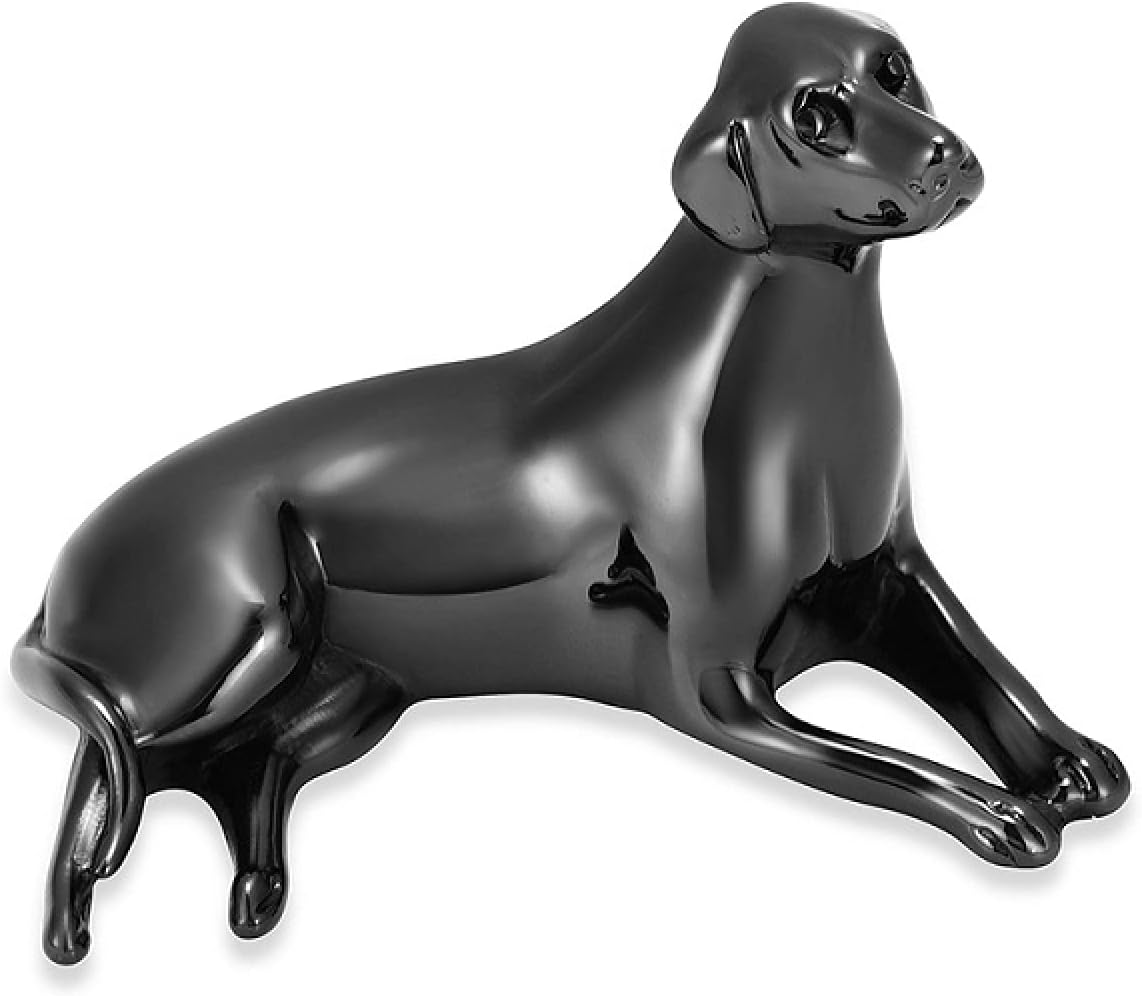 SHEIL Loyal Pet Dog Ornaments Ashes Jar Cremation Urn Memorial Human Good Friends Urns Ashes Holder Families Knickknacks