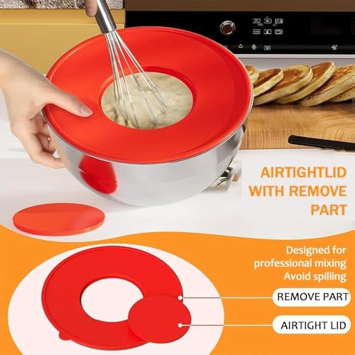 Set de 7 tazones con tapas, acero inoxidable miniatura 7