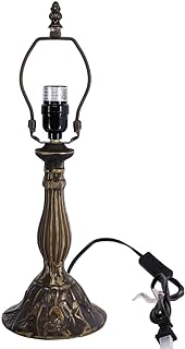 WERFACTORY 18 Inch Tiffany Table Lamp Base Replacement Only