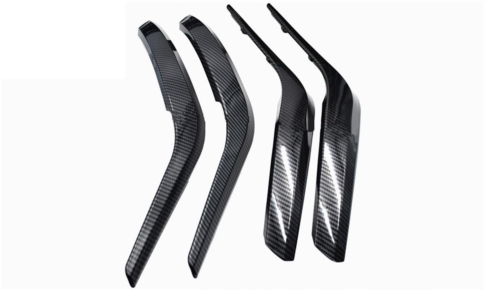 OEXRIGRU Car Interior Door Handles for BMW 3 Series E90 E91 E92 316 318 320 325 328i 2004-2012 Full Set Interior Door Handles(Carbon Fiber-Set)